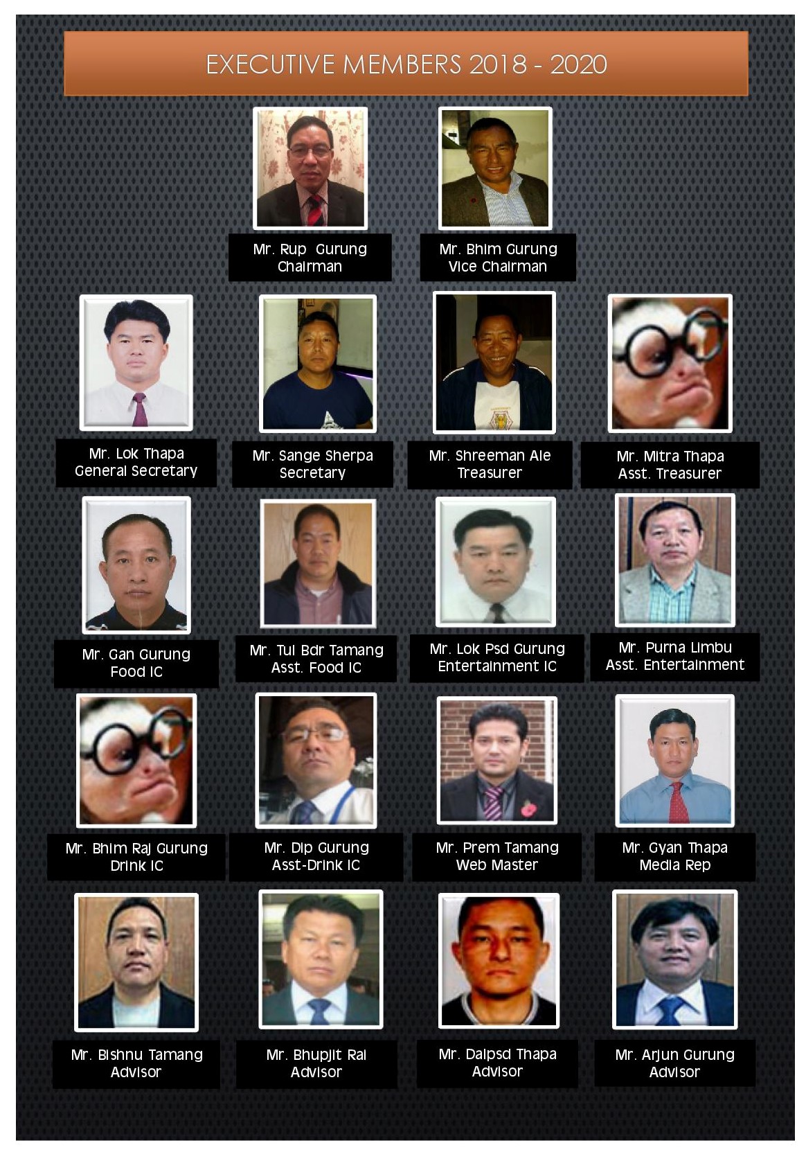 Executive Members 2018   2020